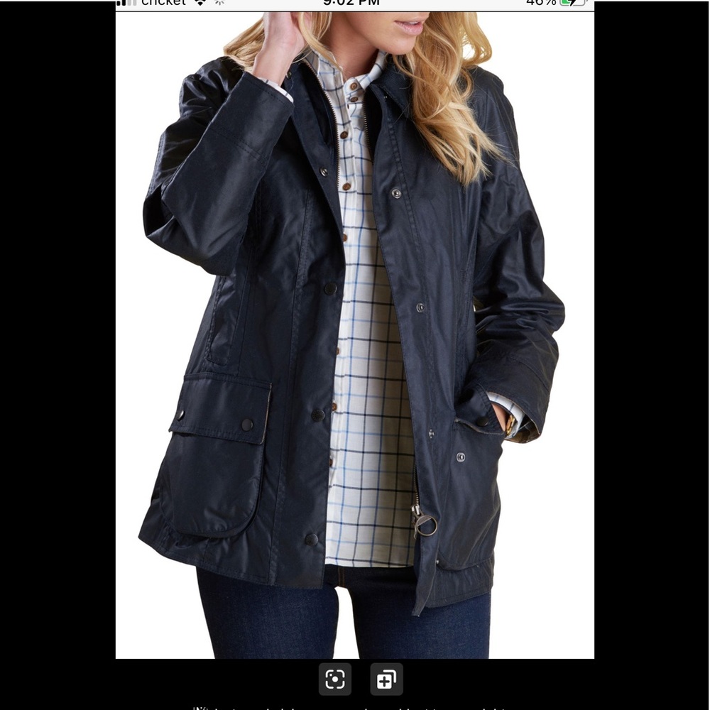 Barbour Classic Beadnell jacket size 2